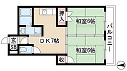 間取図画像 2DK