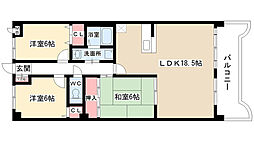 間取図画像 3LDK