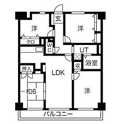 間取図画像 3LDK