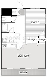 間取図画像 1LDK