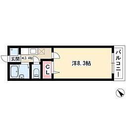 間取図画像 1K
