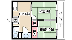 間取図画像 2DK