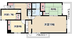 間取図画像 3LDK