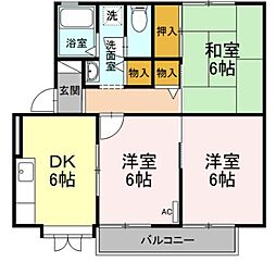 間取図画像 3DK