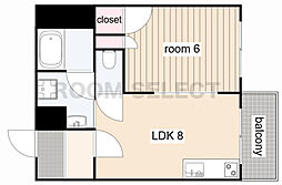 間取図画像 1LDK