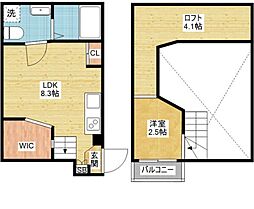 iMezoN(アイメゾン) 2階1LDKの間取り
