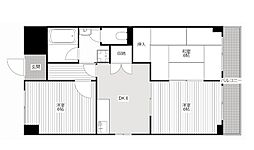 間取図画像 3DK