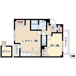 間取図画像 1LDK