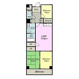 第2奥村マンション 3階/3B