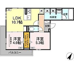ルサンティエ一社 2階/201