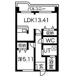 間取図画像 1LDK