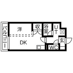 間取図画像 1DK