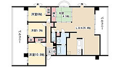 物件の間取り