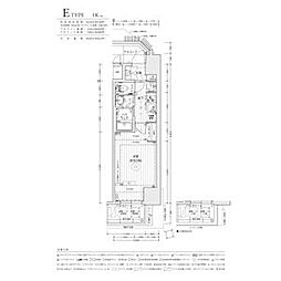 エステムコート名古屋グランツ 1Kの間取図画像