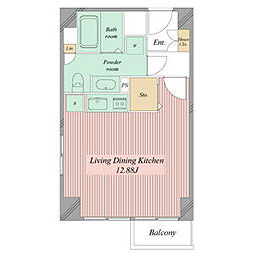 間取図画像 ワンルーム