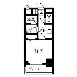 間取図画像 1K