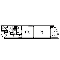 間取図画像 1DK