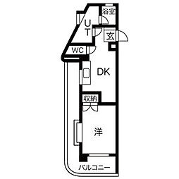 間取図画像 1DK