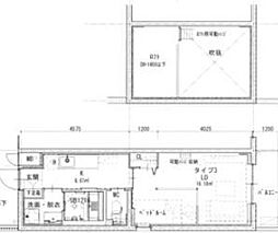FLAT御器所 301/S 3階1LDKの間取り