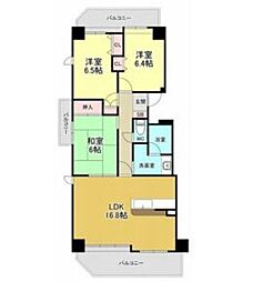 間取図画像 3LDK