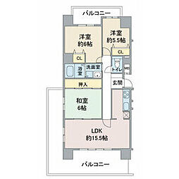 間取図画像 3LDK