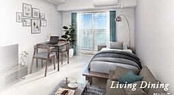 エスリード鶴舞シエスタ 1404 14階1DKのリビング/ダイニング