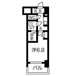 間取図画像 1K