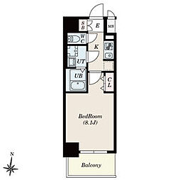 S-RESIDENCE堀田North2 1Kの間取図画像