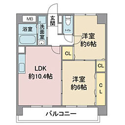 レージュ幸心 3階/301