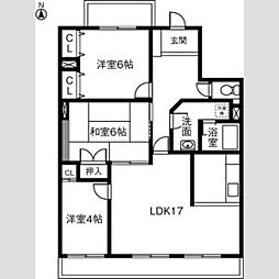 三旺マンション第2社台 2階/202