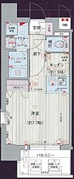 プレサンス名古屋STATIONアライブ 1Kの間取図画像