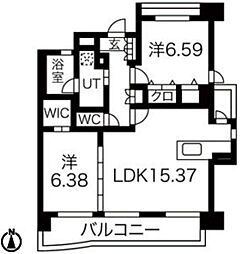 パラシオン西新 8階