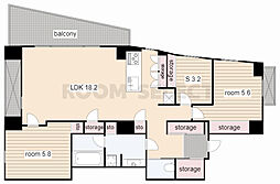 間取図画像 2SLDK