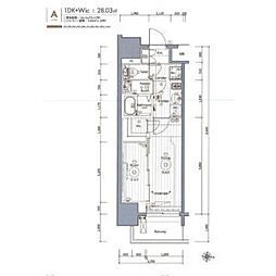 エステムコート名古屋新栄VI アートテラス 9階/901