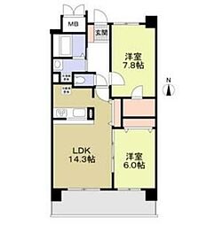 フィール清船 8階/803