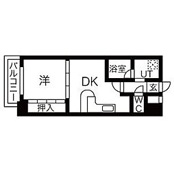 間取図画像 1DK