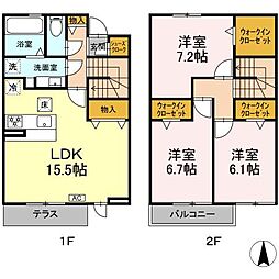 間取図画像 3LDK