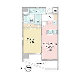 レインボーピア八熊 2階