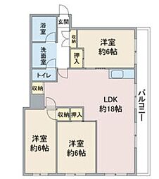 パールハイツ 3階/305