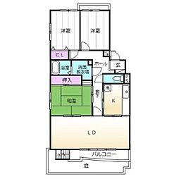 間取図画像 3LDK