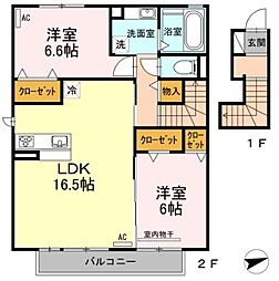 ウエストヒルズ岩崎台　Ａ棟 2階