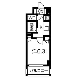 間取図画像 1K