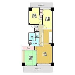 間取図画像 3LDK