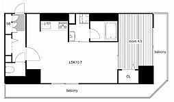 間取図画像 1LDK