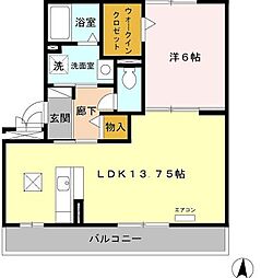 リバージュ　Ａ 1階/103