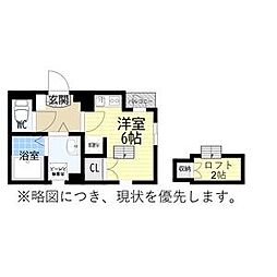 Villacendrillon ワンルームの間取図画像