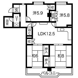 ユニーブル西里 2階/203