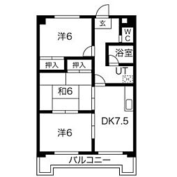 メゾンパトラージュII 3階