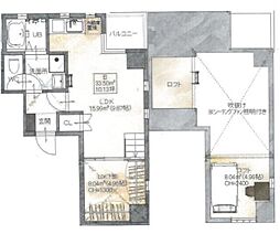 actile 1LDKの間取図画像