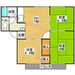 サンシティ栗ノ木A棟 2階